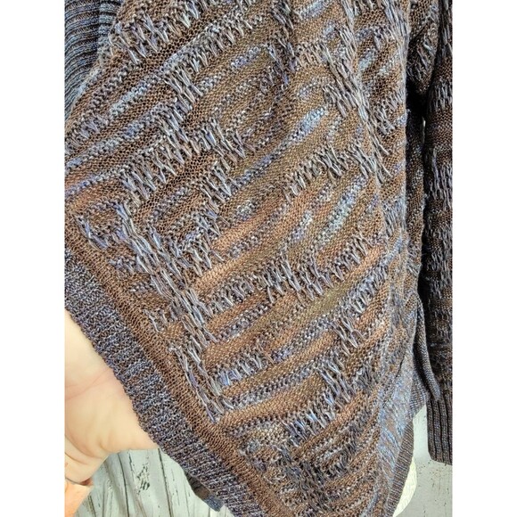 Diktons Barcelona 8/10 Open Linen Blend Lightweight Cardigan Sweater Knit EUC - Picture 2 of 10